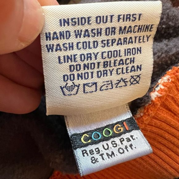 COOGI Chevron Stripe Full Zip Hoodie Size 4XL - Picture 8 of 8